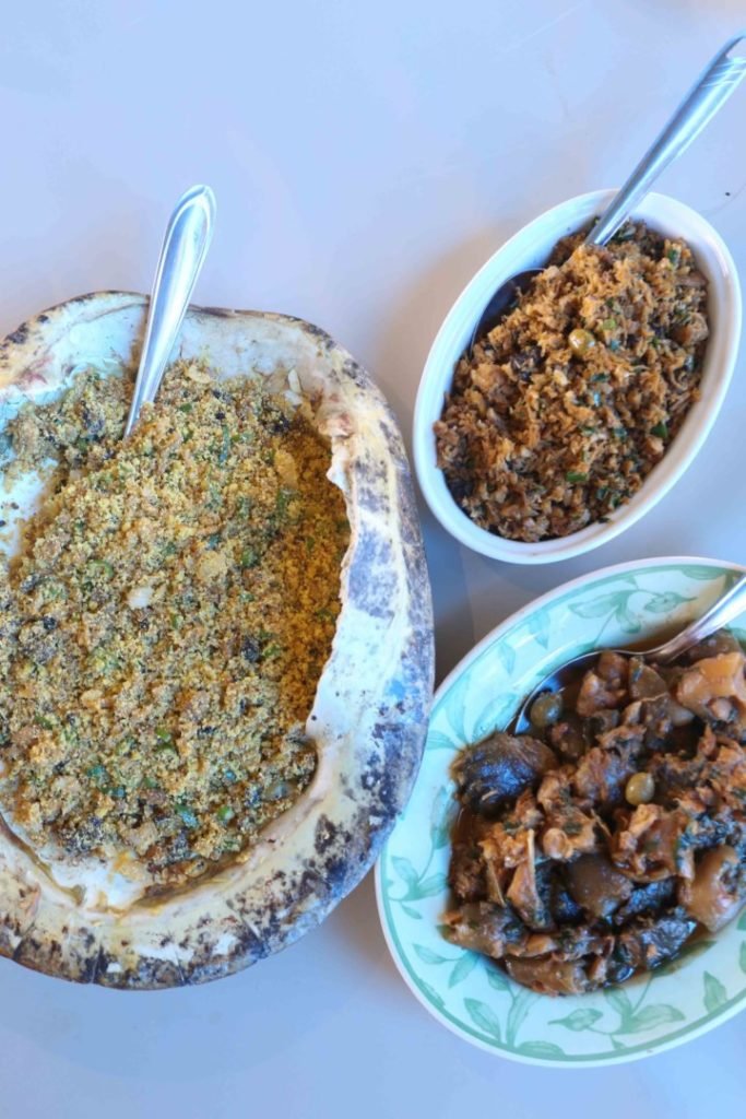 Receita de Picadinho, guisado e farofa de tartaruga