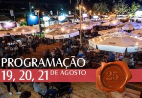 Programação do 1° final de semana da 25° edição Festival Cultura e Gastronomia de Tiradentes