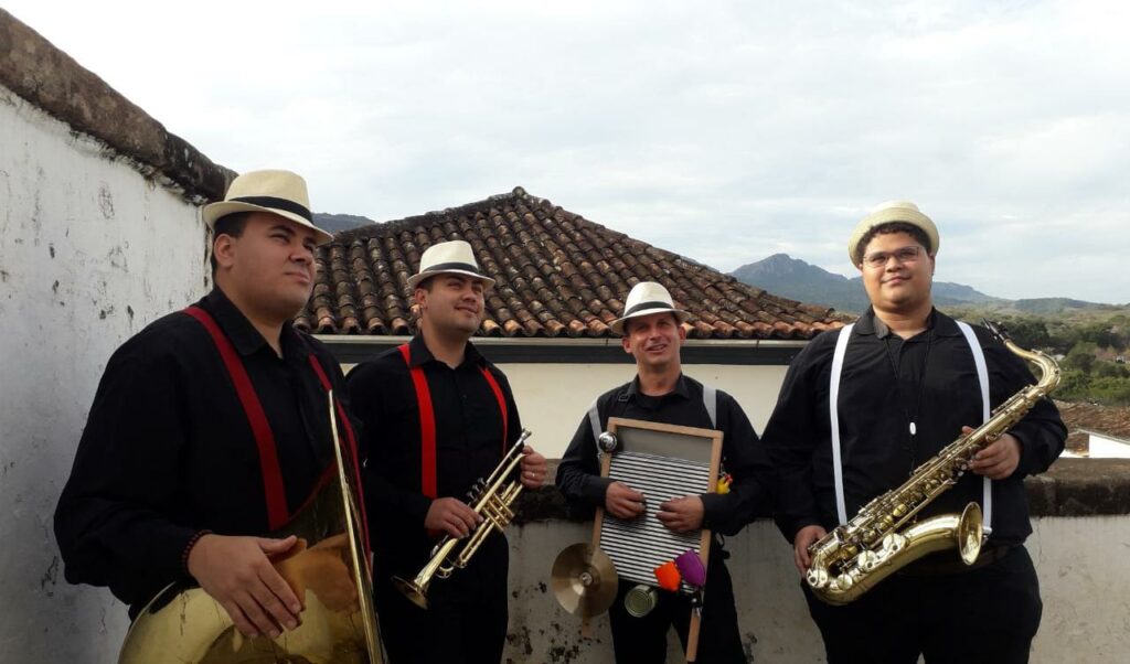 Charrete Jazz Band se apresenta na 25° edição do Festival de Cultura e Gastronomia de Tiradentes