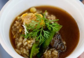 Receita de Arroz caldoso de costela