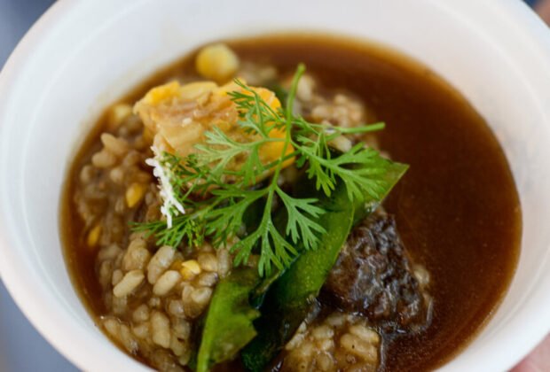 Receita de Arroz caldoso de costela